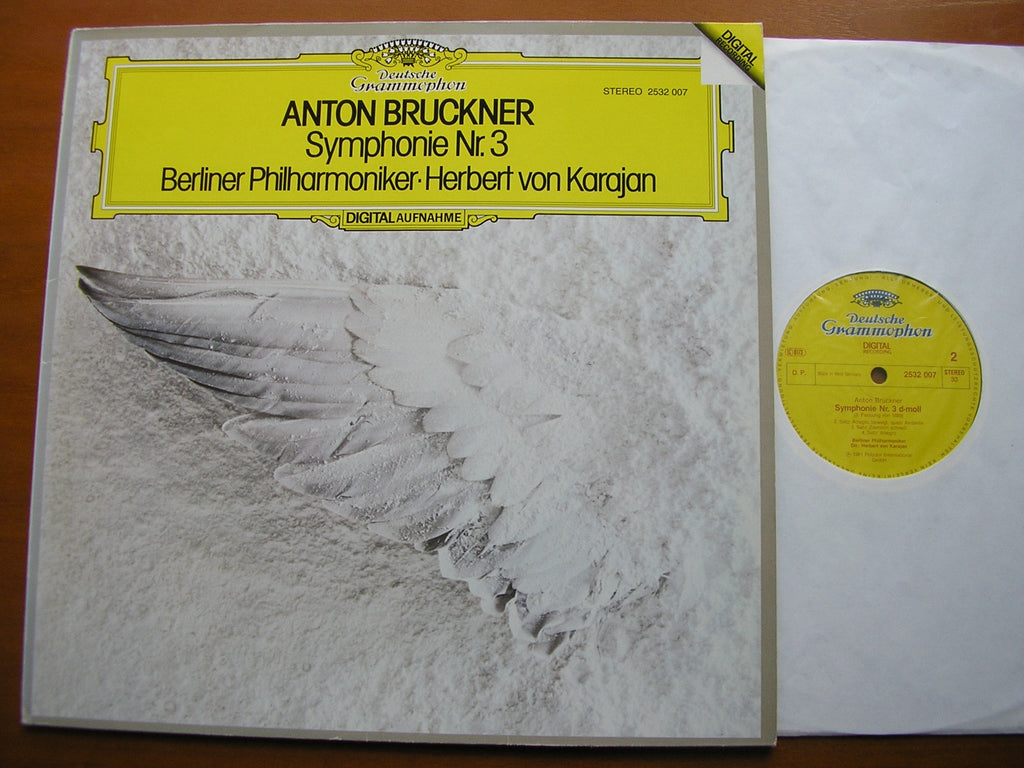BRUCKNER: SYMPHONY No. 3      KARAJAN / BERLIN PHILHARMONIC    2532 007