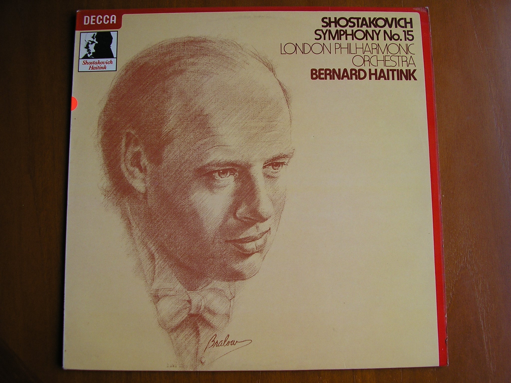 SXL 6906 SHOSTAKOVICH: SYMPHONY No. 15 HAITINK / LONDON PHILHARMONIC test pressing