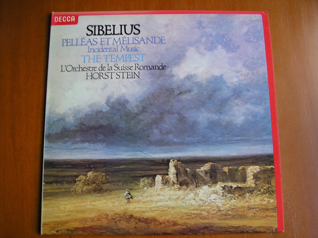 SXL 6912 SIBELIUS: PELLEAS & MELISANDE / THE TEMPEST STEIN / VIENNA PHILHARMONIC test pressing