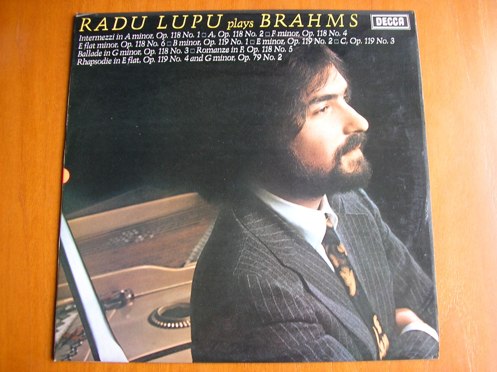 SXL 6831 BRAHMS: PIANO PIECES Op. 118 & 119 / RHAPSODY Op. 79 No. 2 RADU LUPU test pressing
