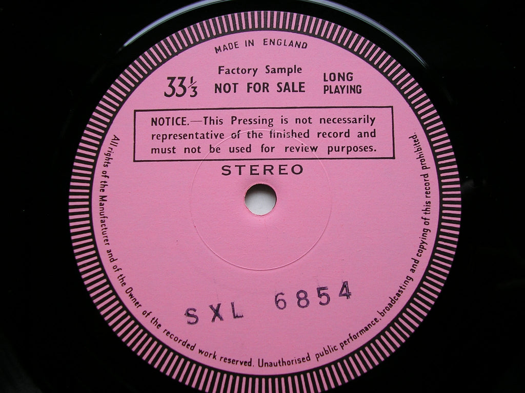 SXL 6854 TCHAIKOVSKY: VIOLIN CONCERTO / VALSE SCHERZO BELKIN / NEW PHILHARMONIA / ASHKENAZY test pressing