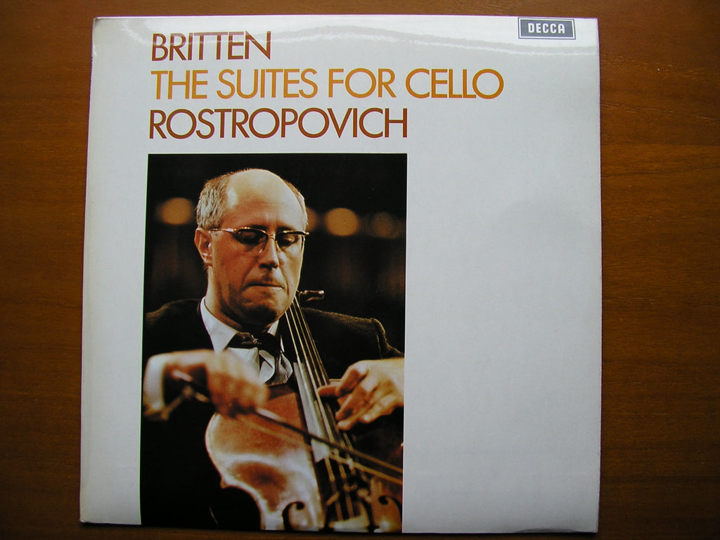 BRITTEN: THE SUITES FOR CELLO     MSTISLAV ROSTROPOVICH      SXL 6393