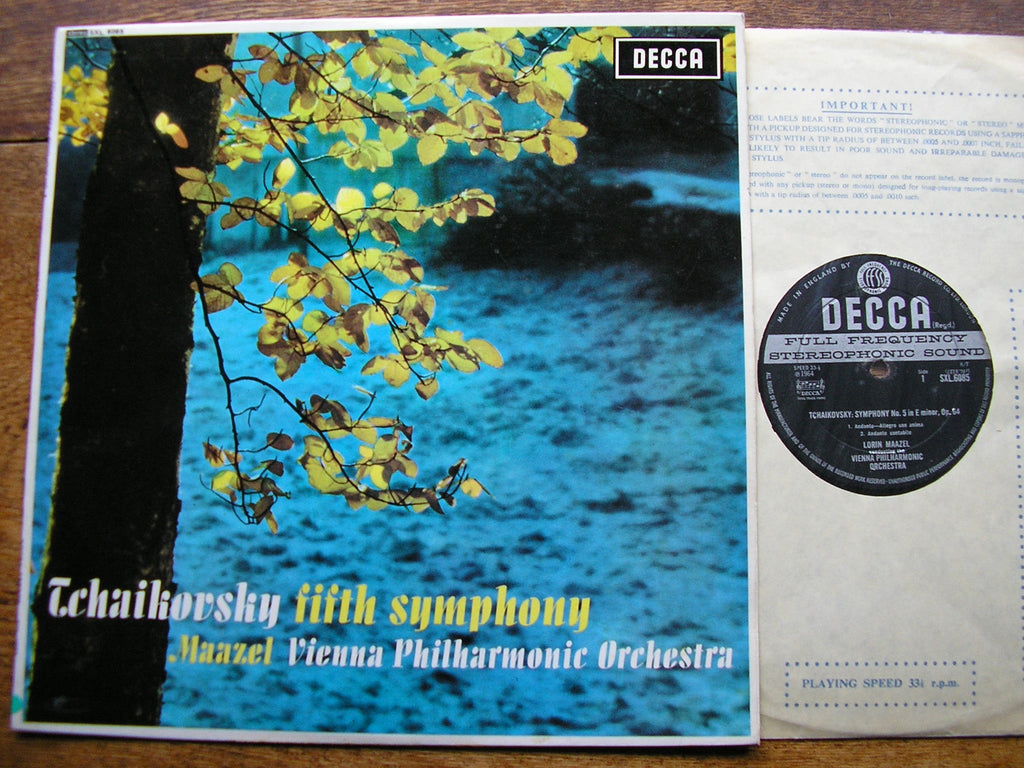 SXL 6085 TCHAIKOVSKY: SYMPHONY No. 5 MAAZEL / VIENNA PHILHARMONIC