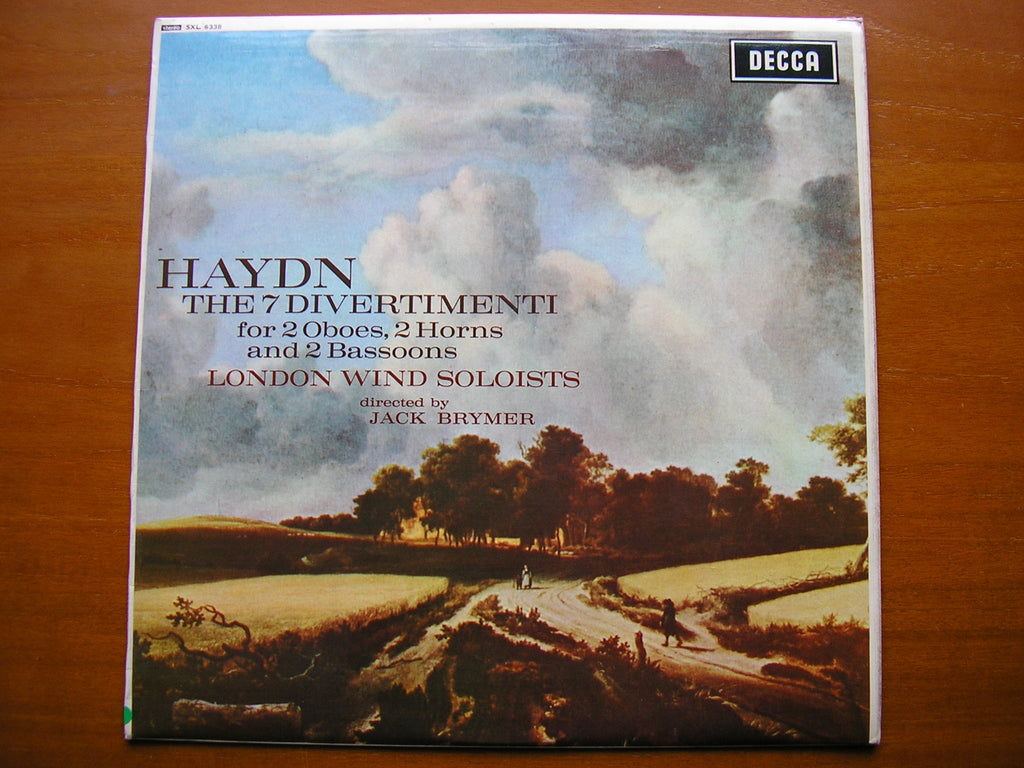 SXL 6338  HAYDN: SEVEN DIVERTIMENTI FOR WIND       LONDON WIND SOLOISTS / BRYMER    ED2