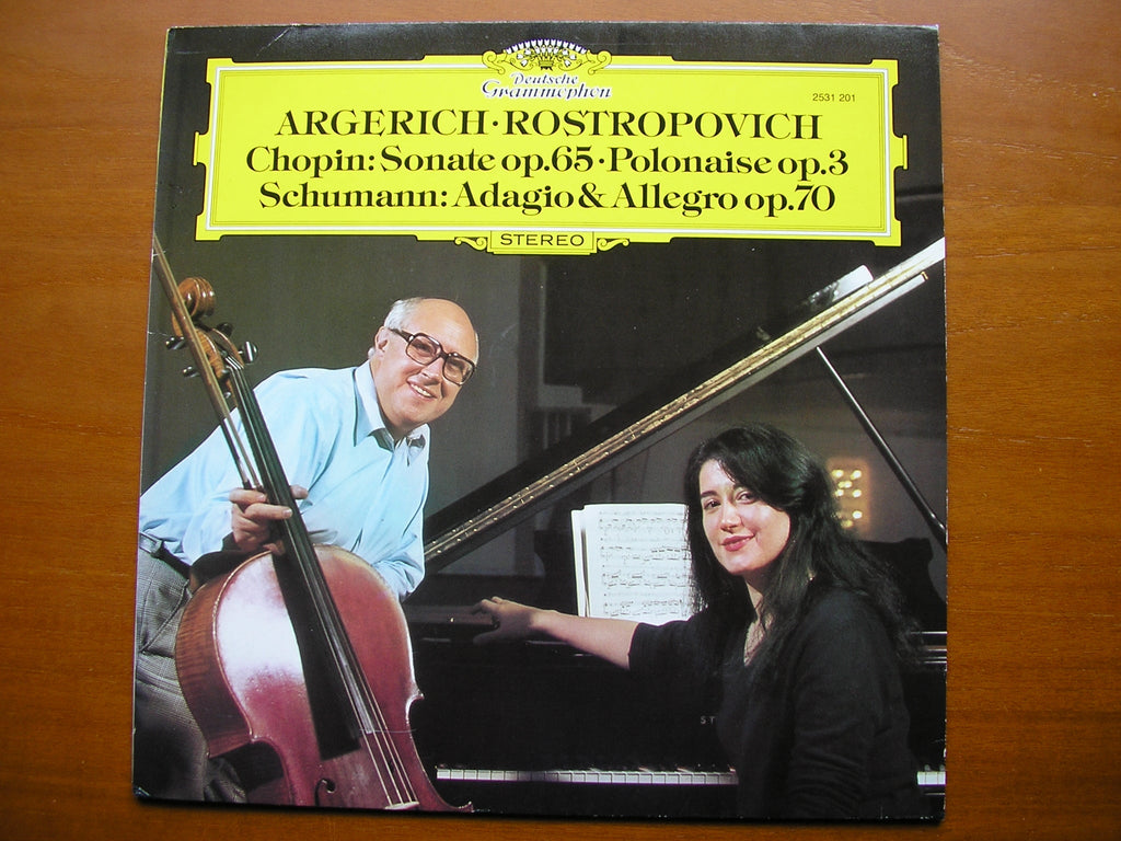 CHOPIN: SONATA Op. 65 / SCHUMANN: ADAGIO & ALLEGRO Op. 70     ROSTROPOVICH / ARGERICH     2531 201