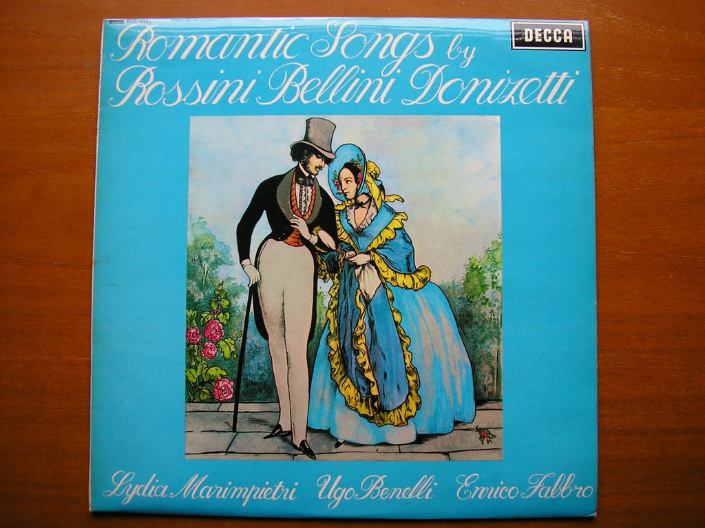 SXL 6341  ROSSINI / BELLINI / DONIZETTI: SONGS    MARIMPIETRI / BENELLI / FABBRO    ED2