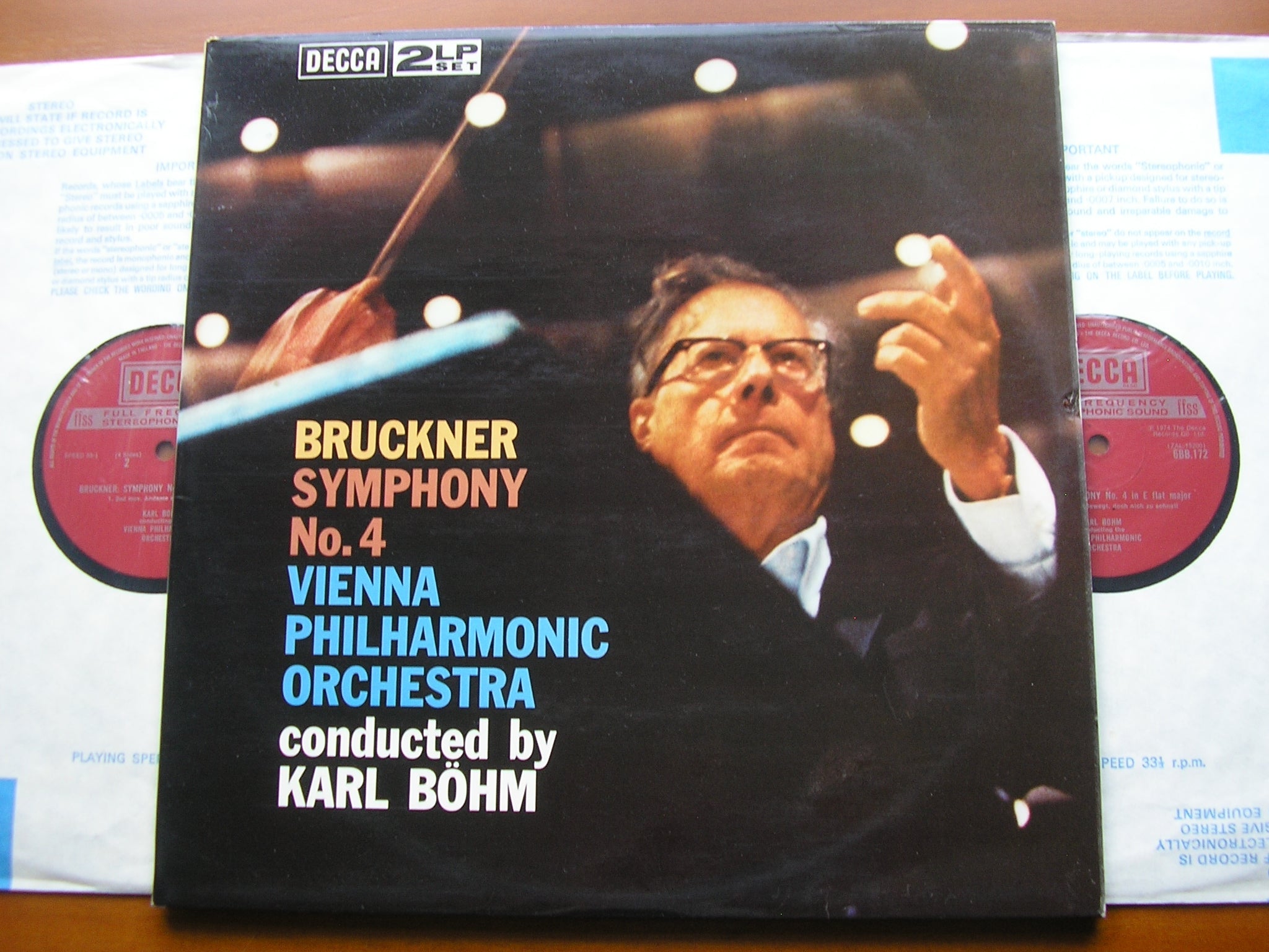 BRUCKNER: SYMPHONY No. 4 'Romantic'      BOHM / VIENNA PHILHARMONIC      6BB 171/2