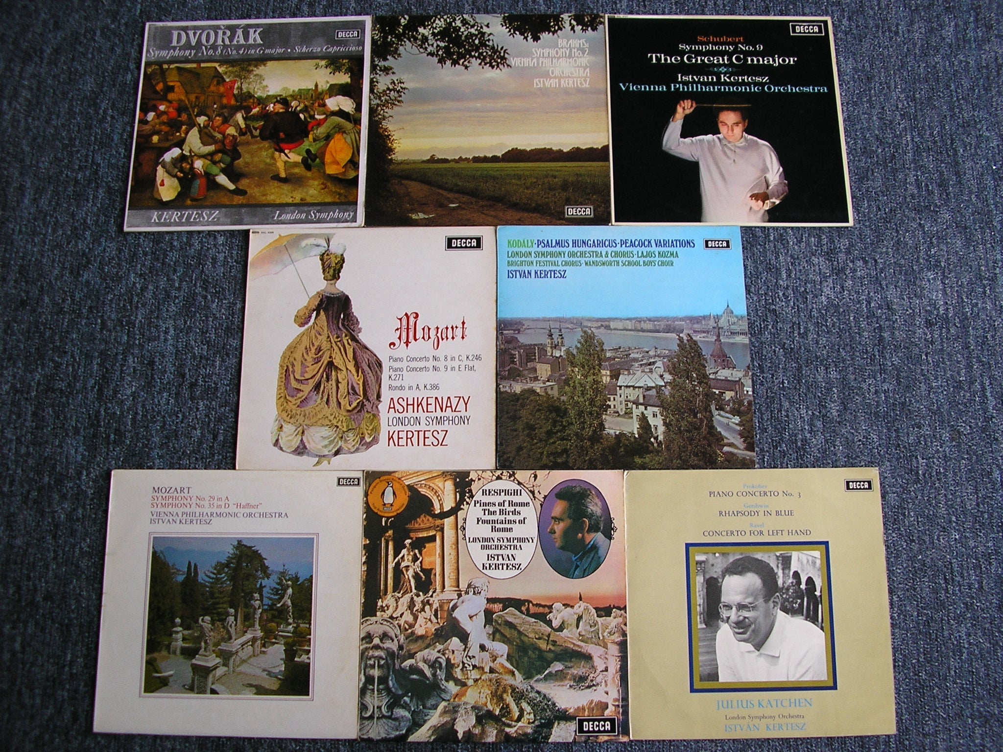 8 LP Classical Collections  - ISTVAN KERTESZ