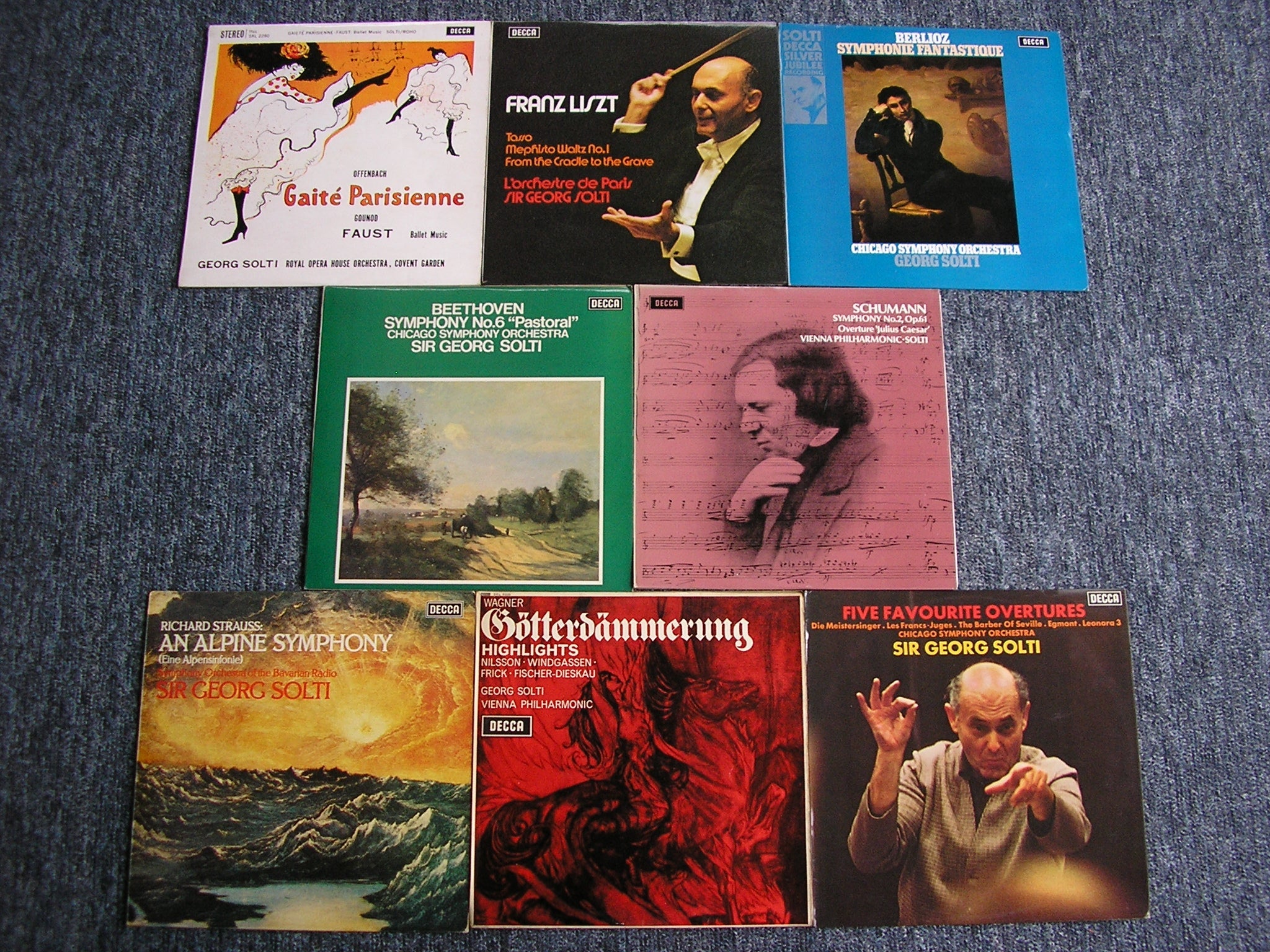 8 LP Classical Collections  -  GEORG SOLTI