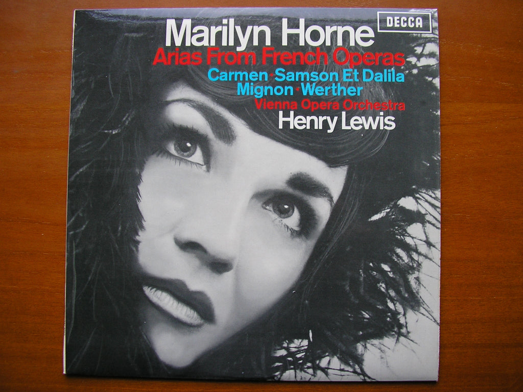 SXL 6345  FRENCH OPERA ARIAS: MASSENET / THOMAS / SAINT-SAENS / BIZET       HORNE / VIENNA OPERA ORCHESTRA / LEWIS      ED2