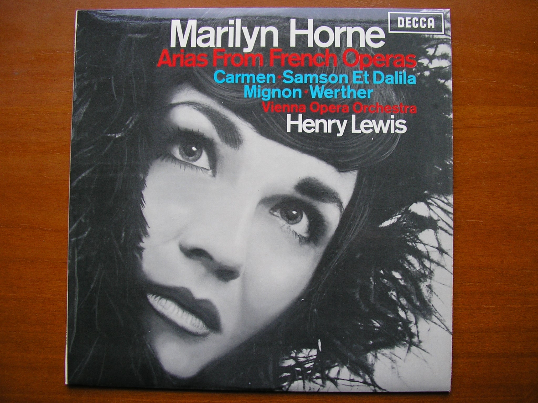 SXL 6345  FRENCH OPERA ARIAS: MASSENET / THOMAS / SAINT-SAENS / BIZET       HORNE / VIENNA OPERA ORCHESTRA / LEWIS      ED2