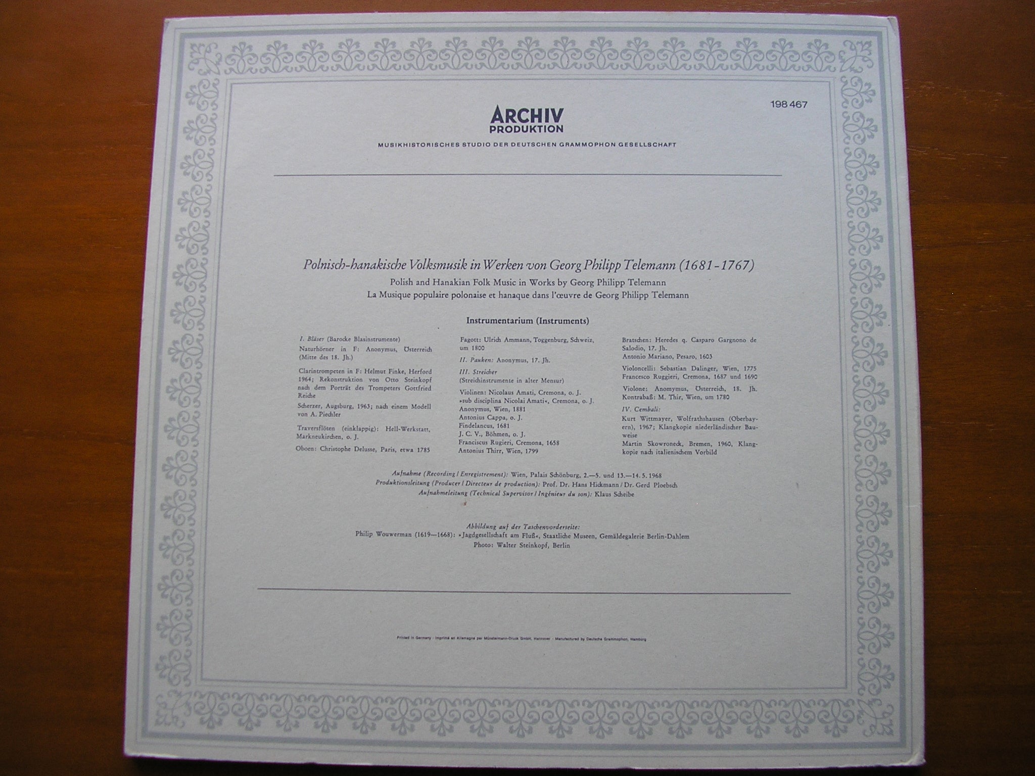 POLISH & HANAKIAN FOLK MUSIC IN THE WORKS OF TELEMANN        MELKUS / CAPELLA ACADEMICA / REDEL      198 467