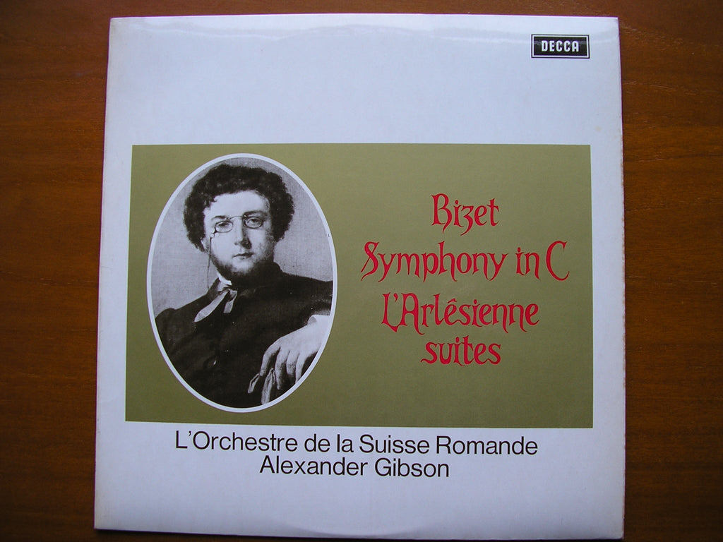 SXL 6350  BIZET: SYMPHONY in C / L'ARLESIENNE Suites Nos. 1 & 2      GIBSON / SUISSE ROMANDE   ED2