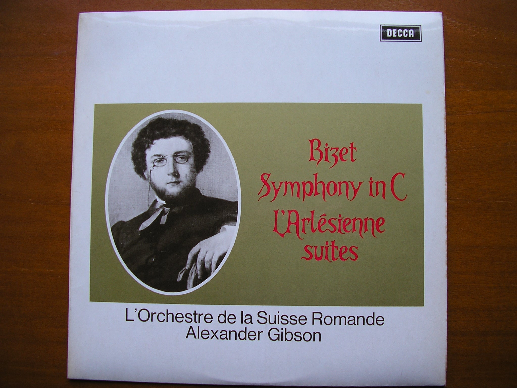 SXL 6350  BIZET: SYMPHONY in C / L'ARLESIENNE Suites Nos. 1 & 2      GIBSON / SUISSE ROMANDE   ED2