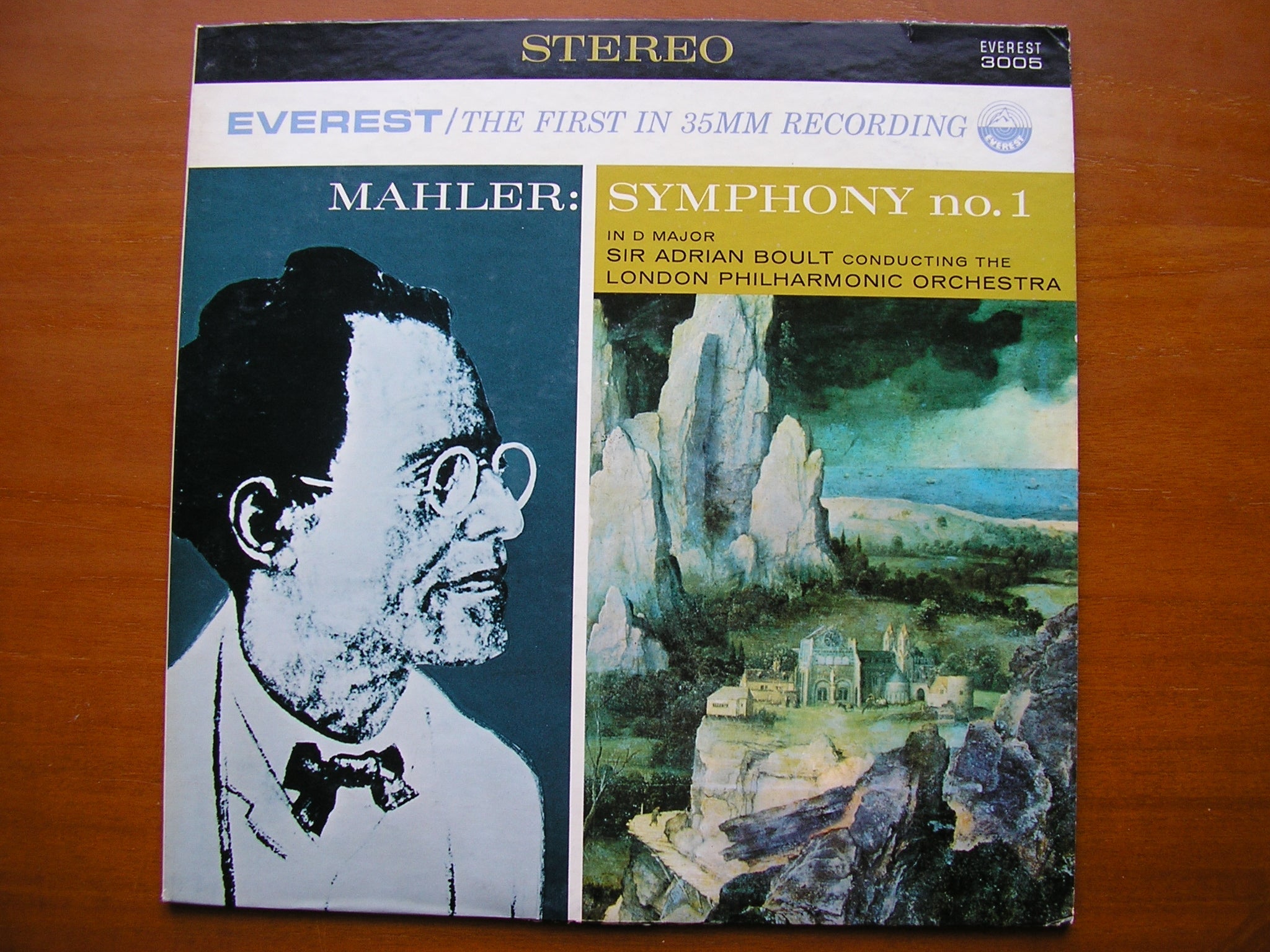 MAHLER: SYMPHONY No. 1      BOULT / LONDON PHILHARMONIC     SDBR 3005