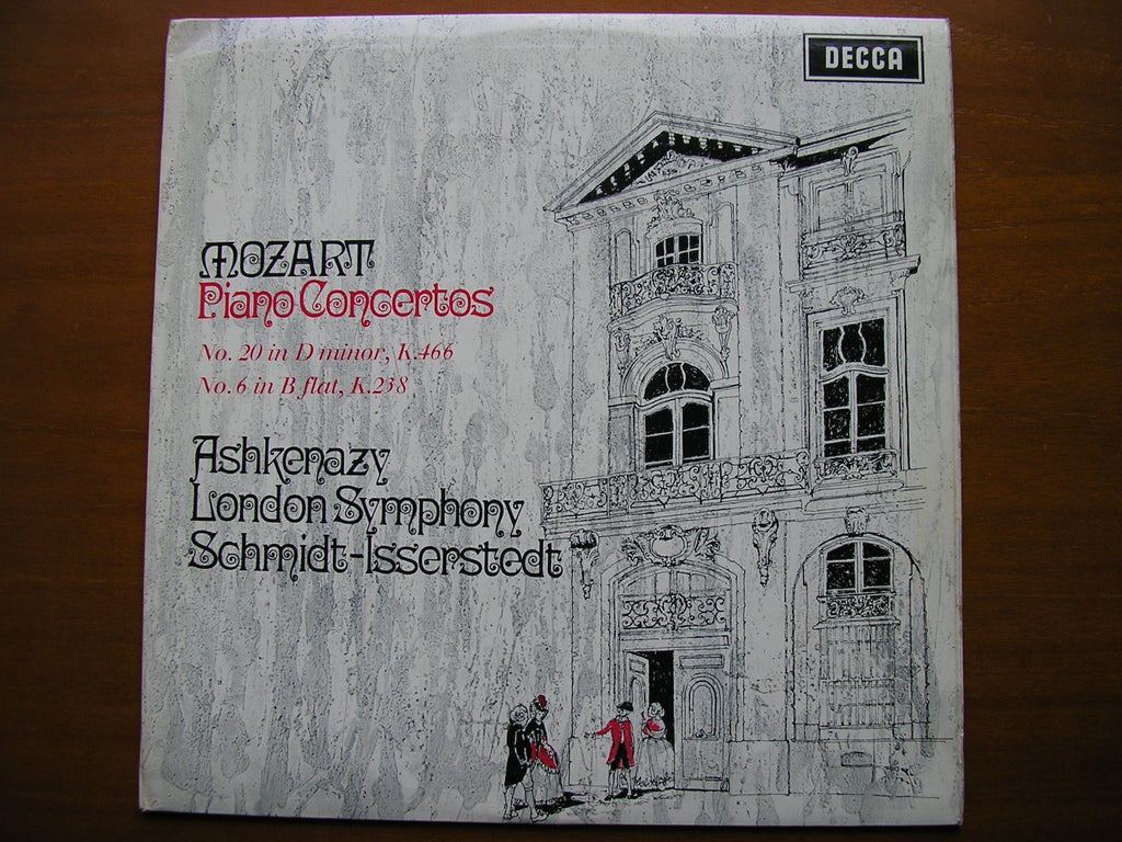 SXL 6353  MOZART: PIANO CONCERTOS Nos. 6 & 20      ASHKENAZY / LONDON SYMPHONY / SCHMIDT-ISSERSTEDT    ED2