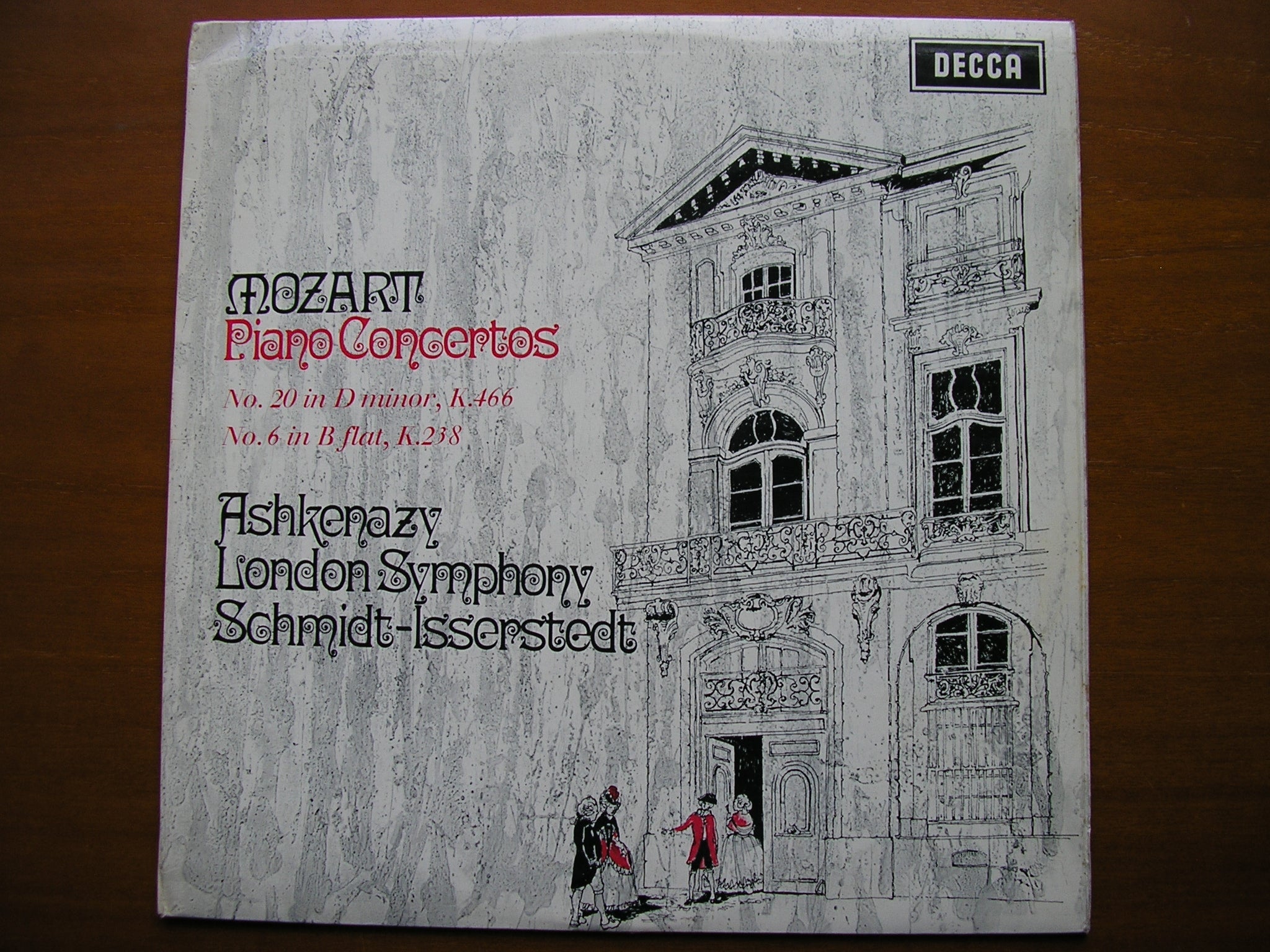 SXL 6353  MOZART: PIANO CONCERTOS Nos. 6 & 20      ASHKENAZY / LONDON SYMPHONY / SCHMIDT-ISSERSTEDT    ED2