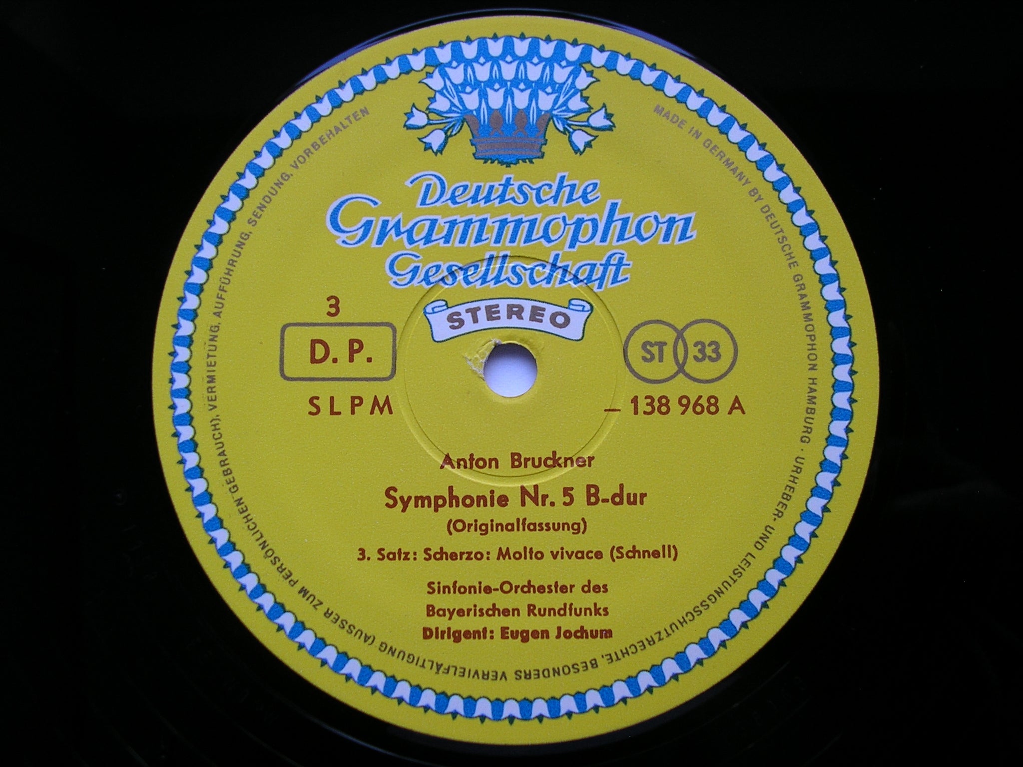 BRUCKNER: SYMPHONY No. 5      JOCHUM / BAVARIAN RADIO SYMPHONY     2LP       138 967 / 8