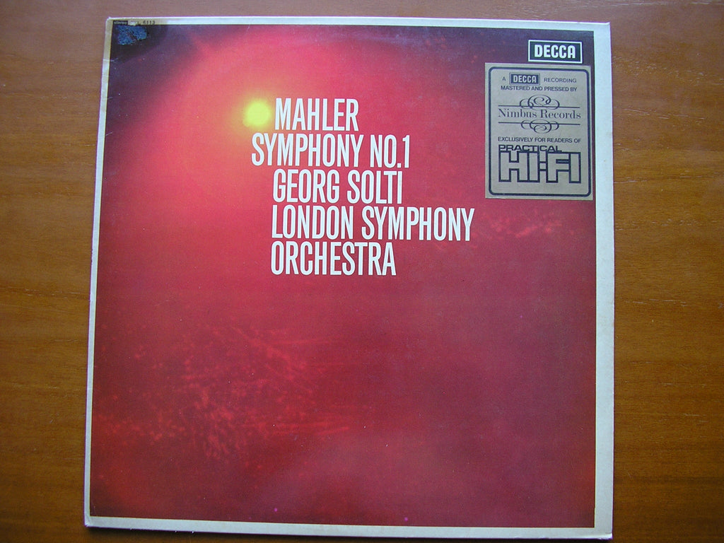 MAHLER: SYMPHONY No. 1      SOLTI / LONDON SYMPHONY    SXL 6113