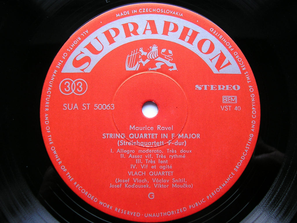 DEBUSSY & RAVEL: STRING QUARTETS     VLACH QUARTET     SUA ST 50063