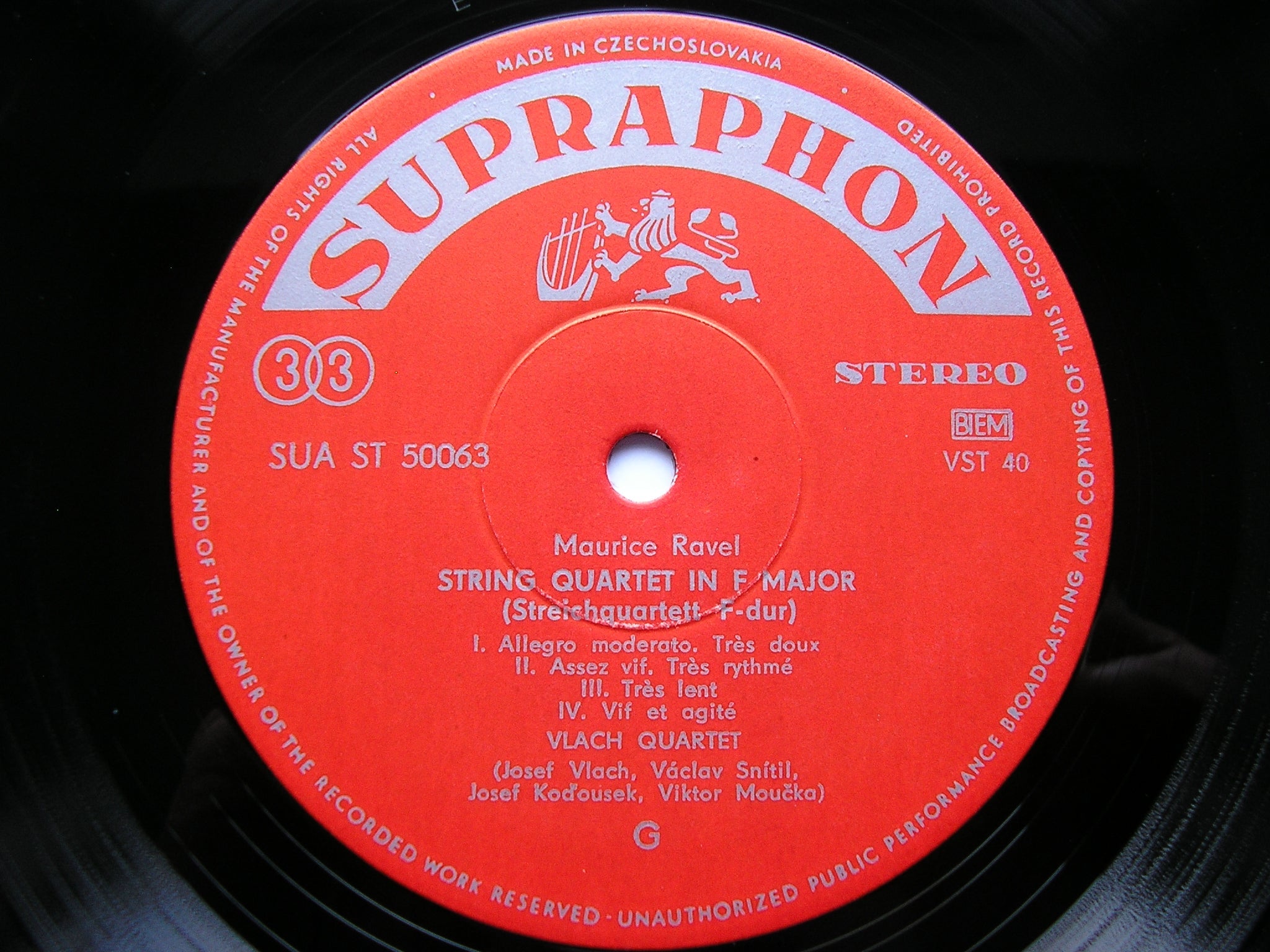 DEBUSSY & RAVEL: STRING QUARTETS     VLACH QUARTET     SUA ST 50063