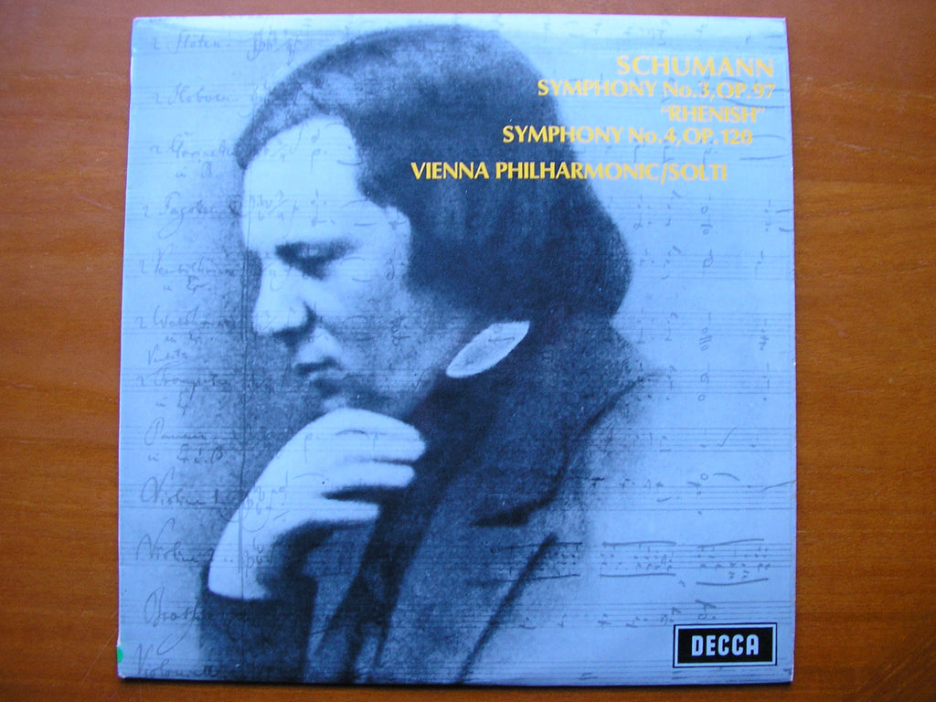 SXL 6356  SCHUMANN: SYMPHONIES Nos. 3 & 4     SOLTI / VIENNA PHILHARMONIC    ED2