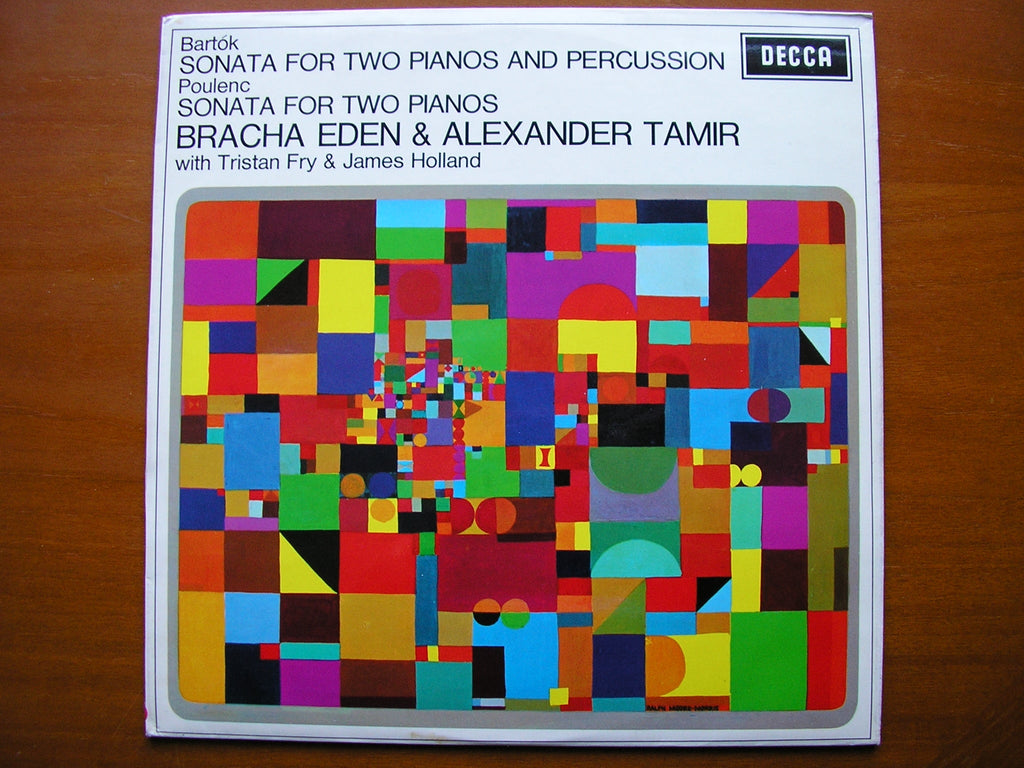 SXL 6357  BARTOK: SONATA FOR TWO PIANOS & PERCUSSION / POULENC: SONATA     EDEN &  TAMIR     ED3