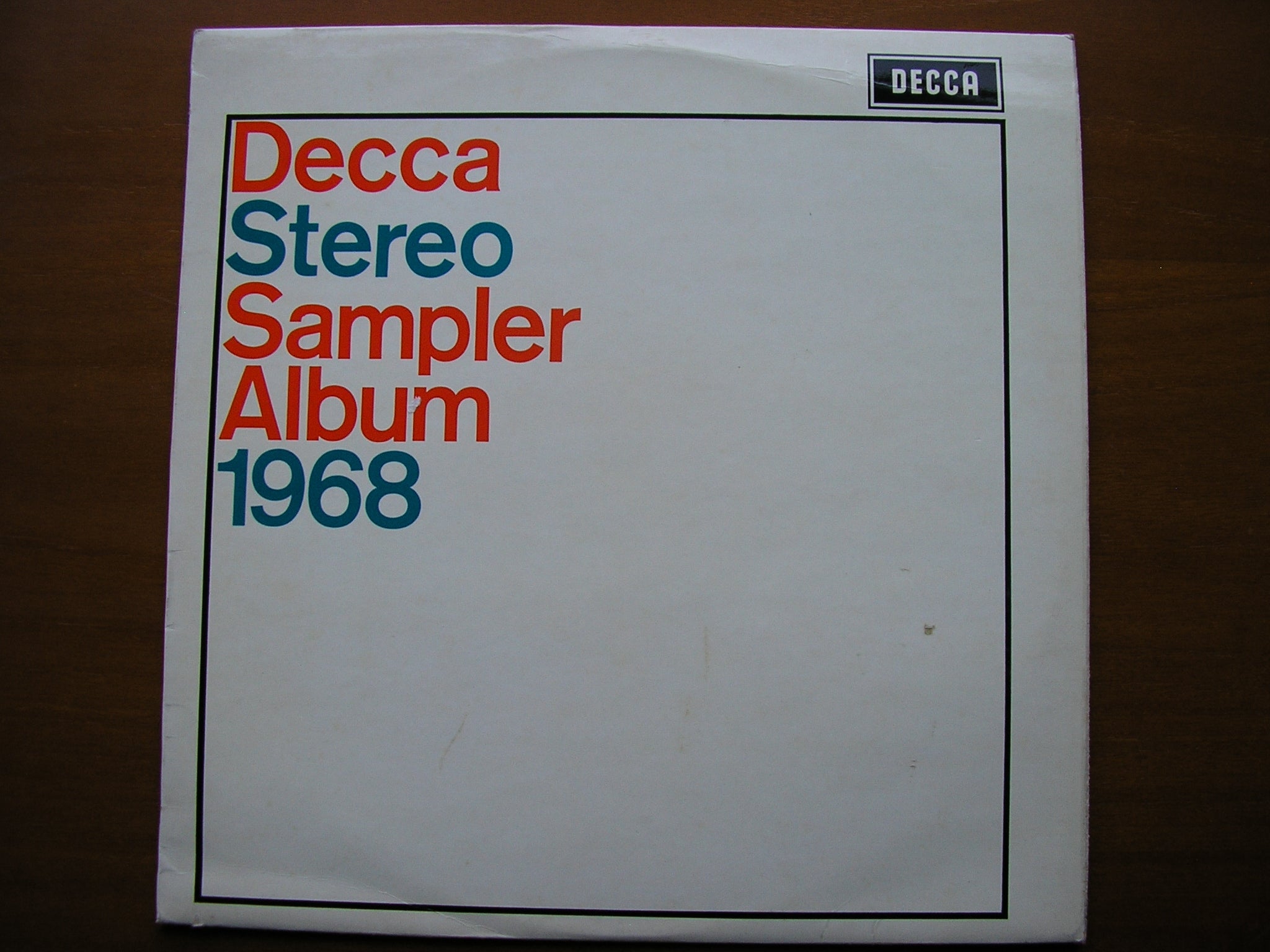 SXL 6362  DECCA STEREO SAMPLER 1968    ED2