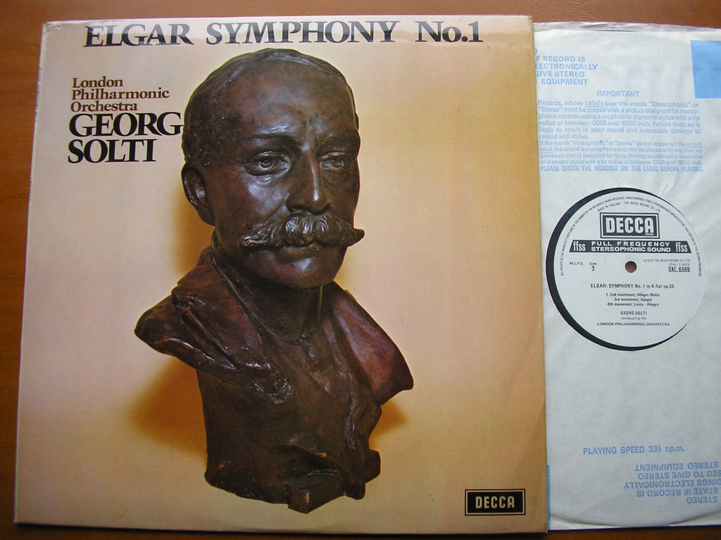 SXL 6569 ELGAR: SYMPHONY No. 1 SOLTI / LONDON PHILHARMONIC