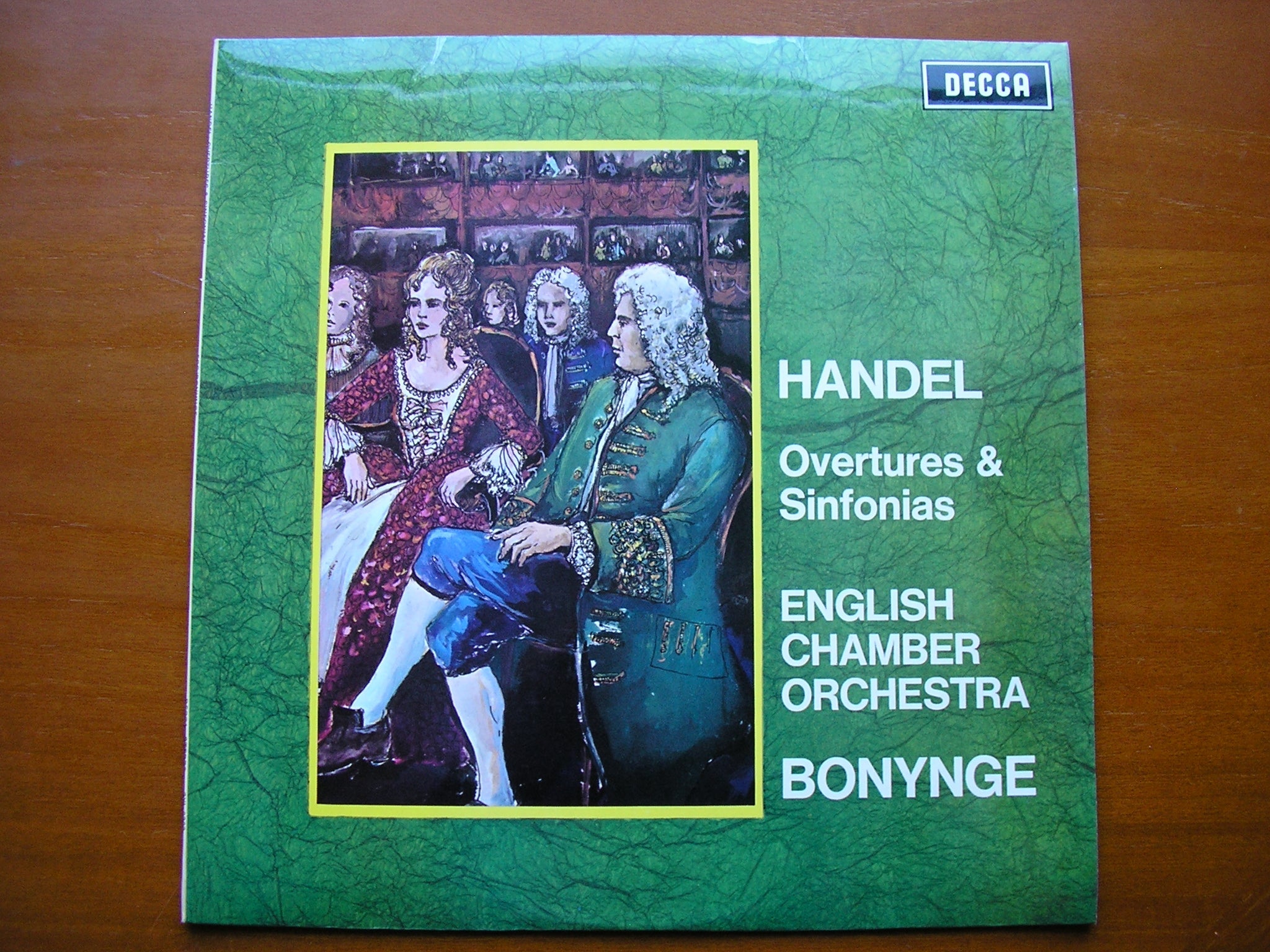 SXL 6360  HANDEL: OVERTURES & SINFONIAS      BONYNGE / ENGLISH CHAMBER ORCHESTRA     ED2