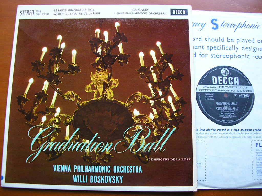SXL 2250 STRAUSS: GRADUATION BALL / WEBER: LE SPECTRE DE LA ROSE BOSKOVSKY /VIENNA PHILHARMONIC