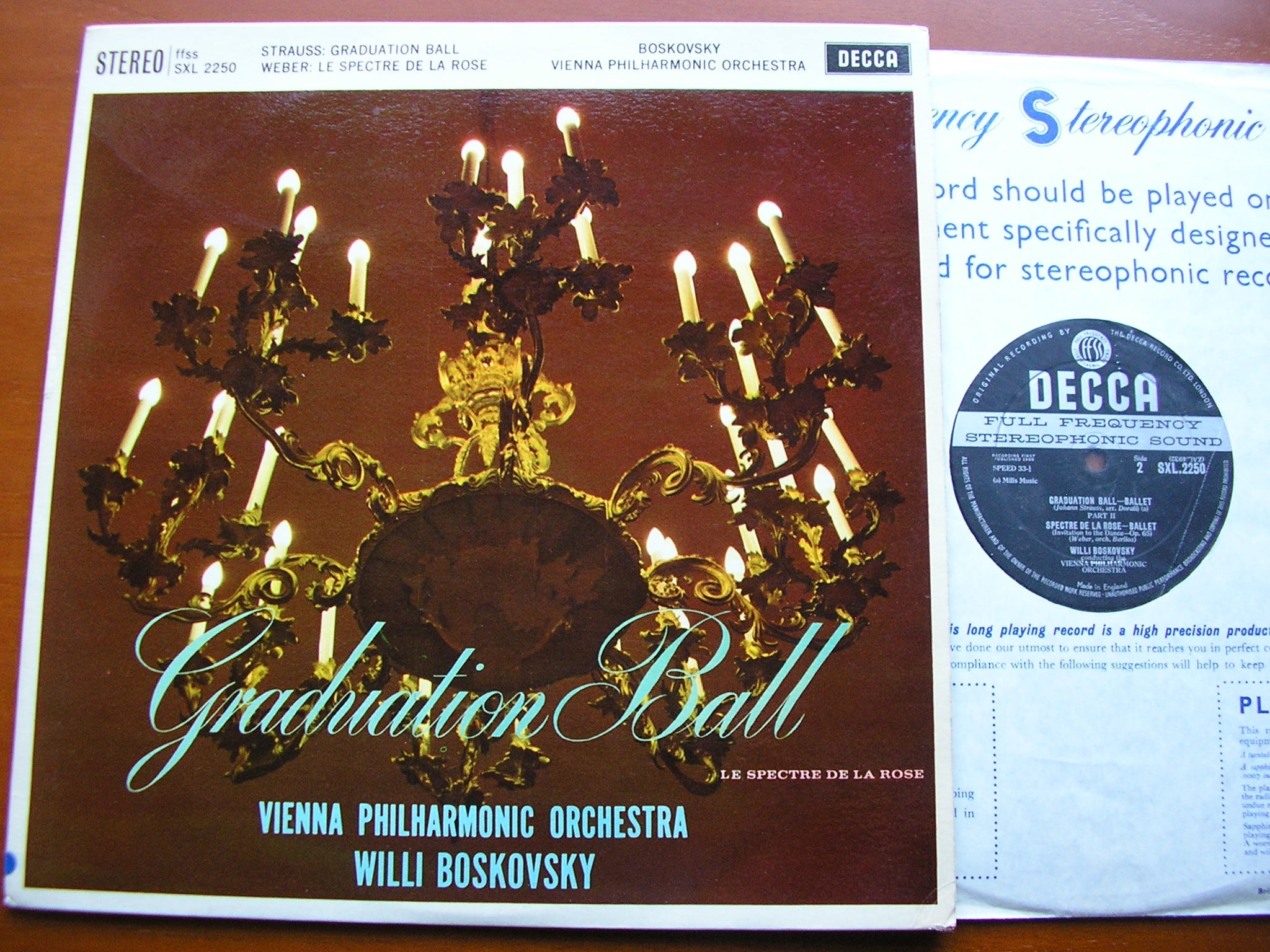 SXL 2250 STRAUSS: GRADUATION BALL / WEBER: LE SPECTRE DE LA ROSE BOSKOVSKY /VIENNA PHILHARMONIC