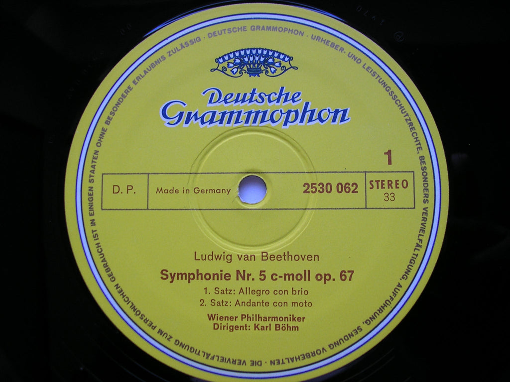 BEETHOVEN: SYMPHONY No. 5     BOHM / VIENNA PHILHARMONIC     2530 062