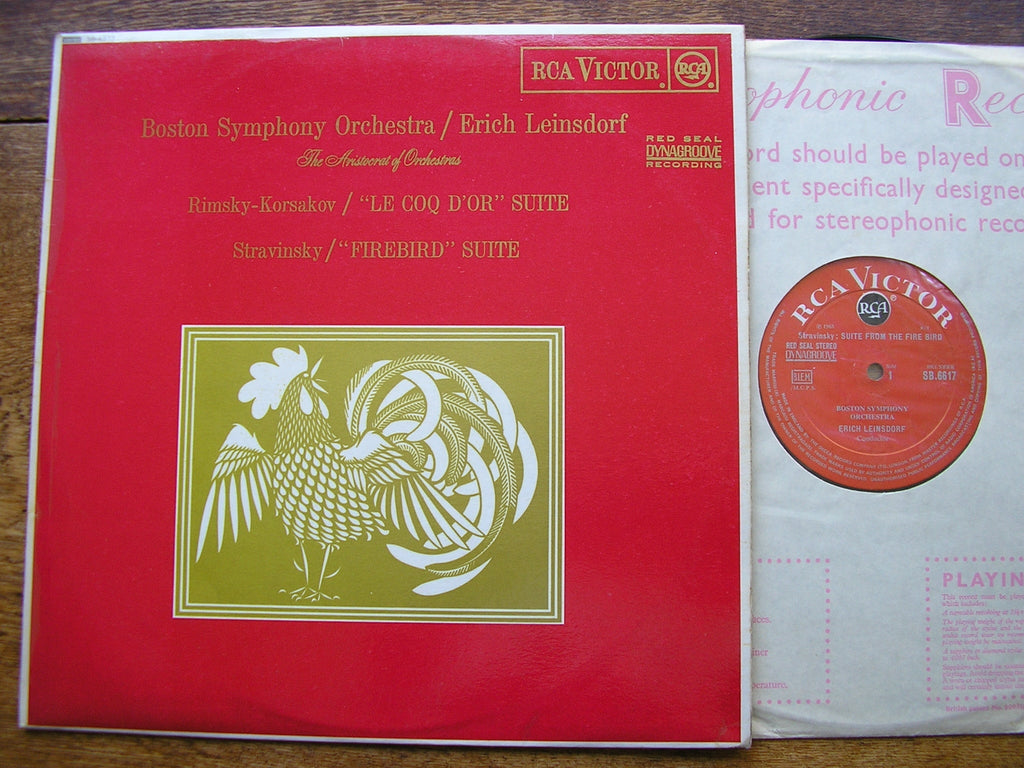 STRAVINSKY: THE FIREBIRD Suite / RIMSKY - KORSAKOV: 'LE COQ D'OR' Suite   LEINSDORF / BOSTON SYMPHONY  SB 6617