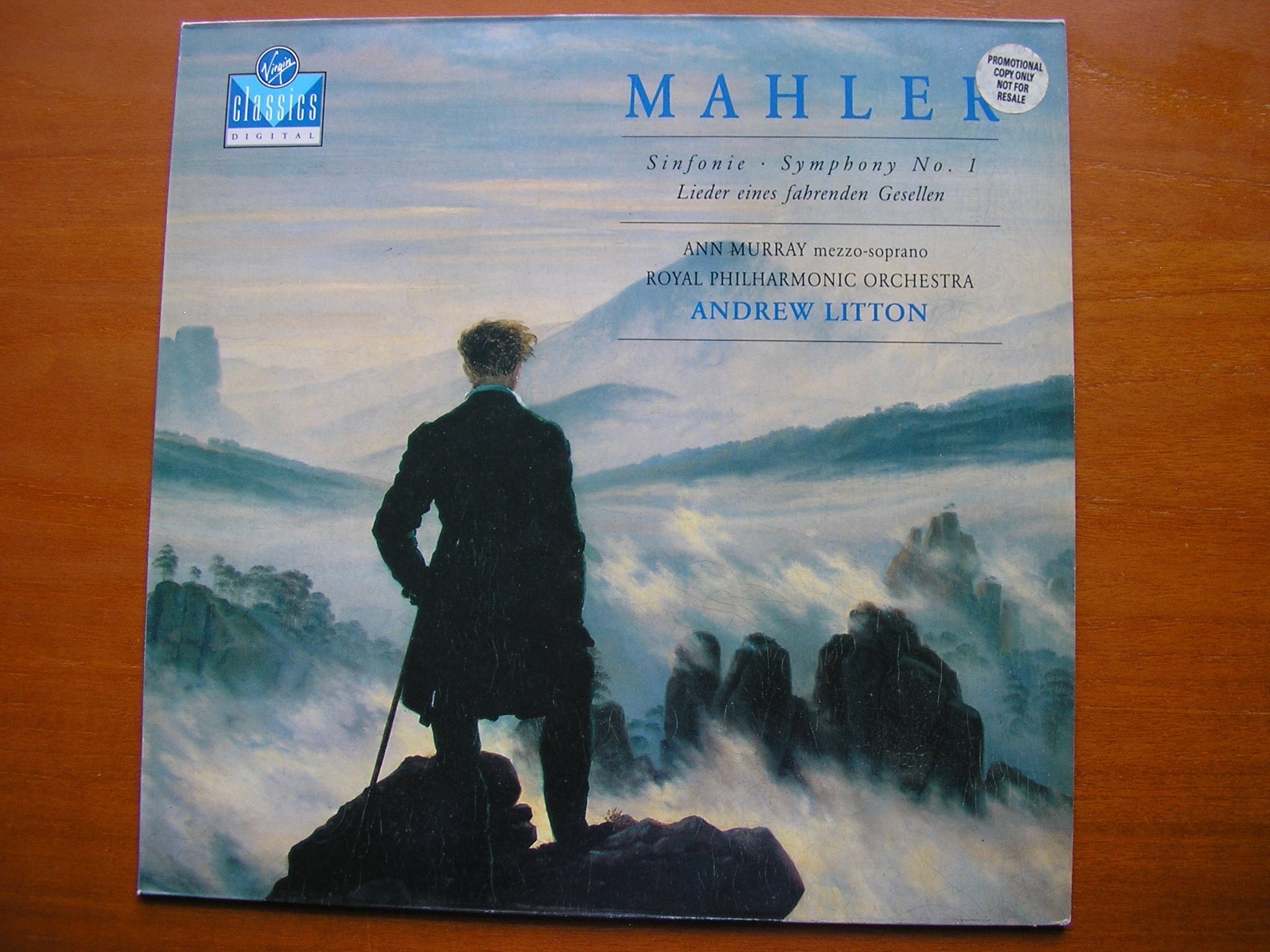 MAHLER: SYMPHONY No. 1 / LIEDER EINES FAHRENDEN GESELLEN      MURRAY / ROYAL PHILHARMONIC / LITTON     VC 7 90703