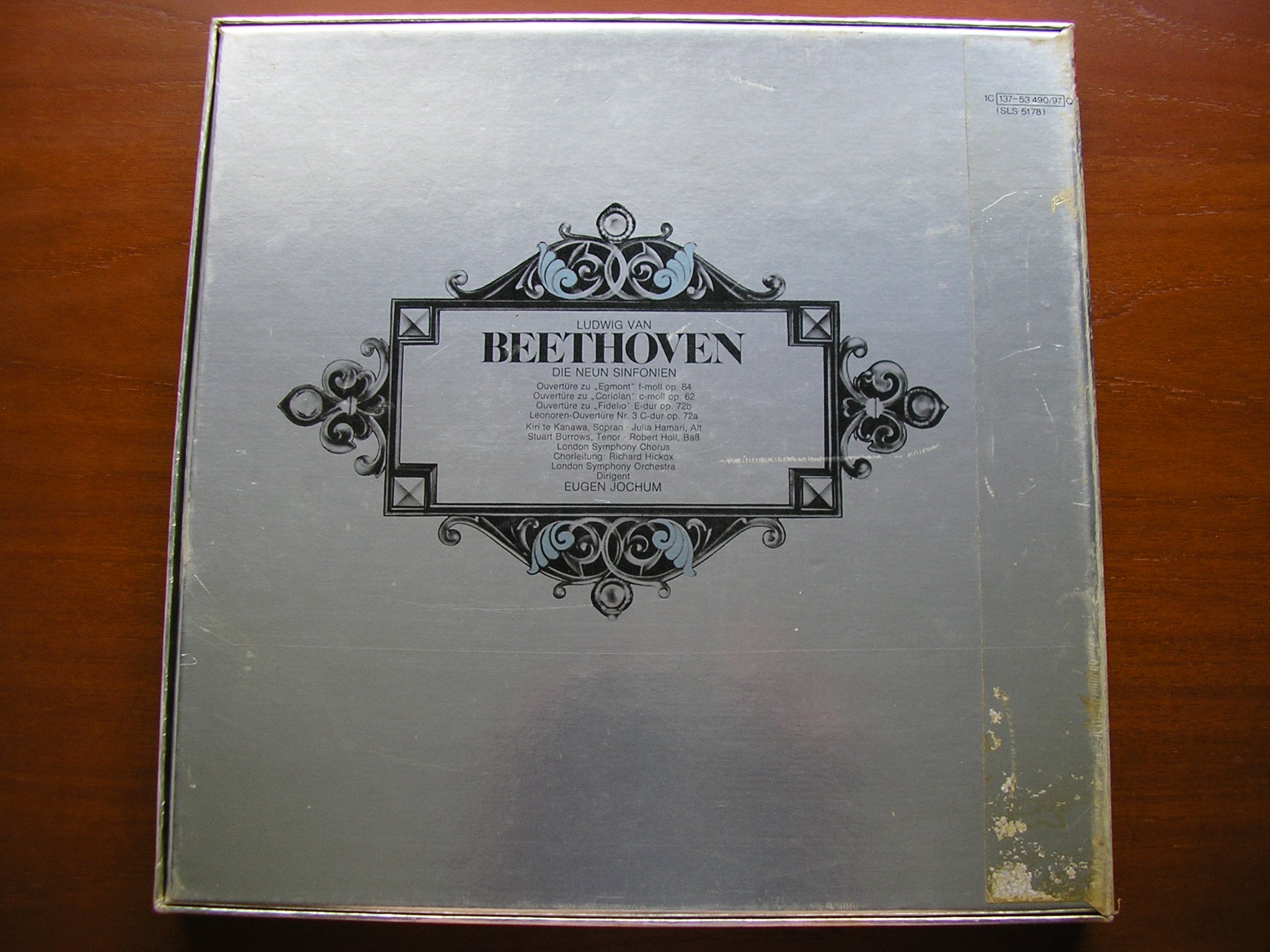 BEETHOVEN: THE NINE SYMPHONIES / FOUR OVERTURES   JOCHUM / LONDON SYMPHONY  SLS 5178