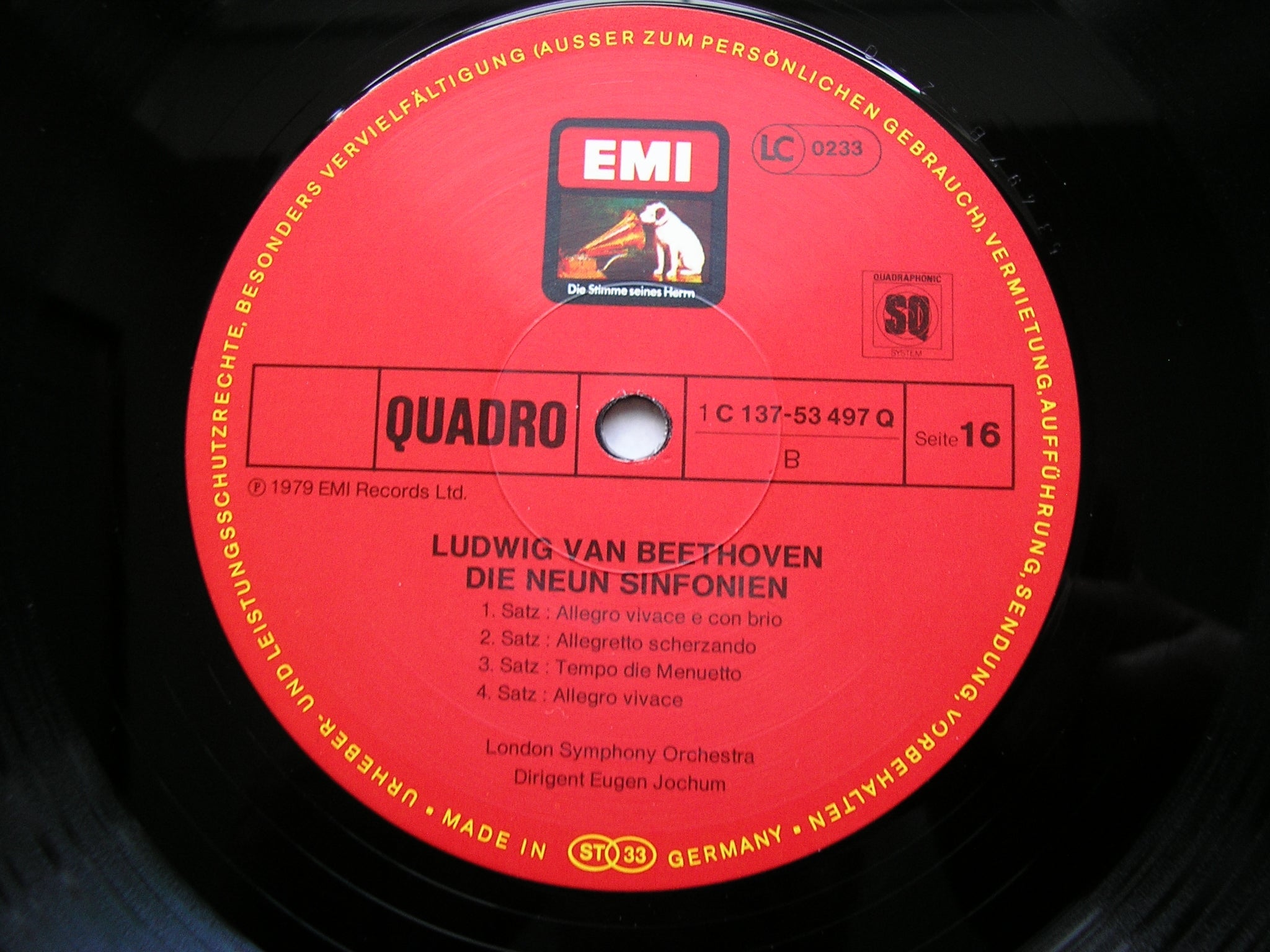 BEETHOVEN: THE NINE SYMPHONIES / FOUR OVERTURES   JOCHUM / LONDON SYMPHONY  SLS 5178