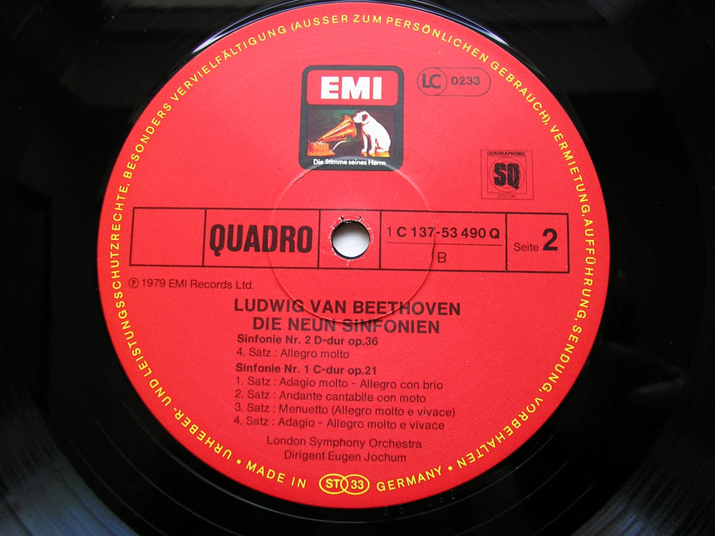 BEETHOVEN: THE NINE SYMPHONIES / FOUR OVERTURES   JOCHUM / LONDON SYMPHONY  SLS 5178