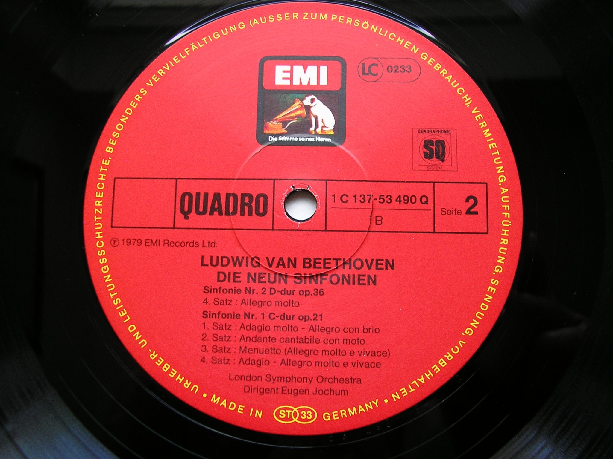 BEETHOVEN: THE NINE SYMPHONIES / FOUR OVERTURES   JOCHUM / LONDON SYMPHONY  SLS 5178