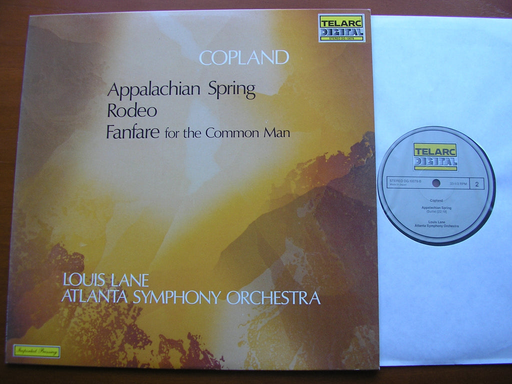 COPLAND: APPALACHIAN SPRING / RODEO / FANFARE    LANE / ATLANTA SYMPHONY     DG-10078
