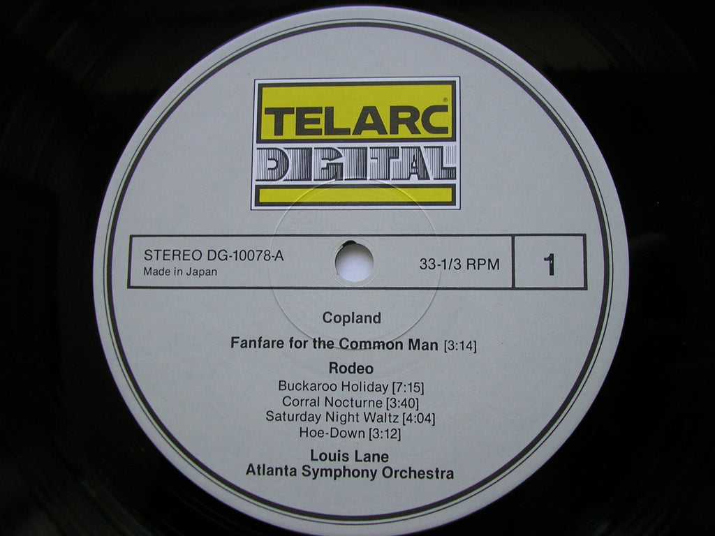 COPLAND: APPALACHIAN SPRING / RODEO / FANFARE    LANE / ATLANTA SYMPHONY     DG-10078