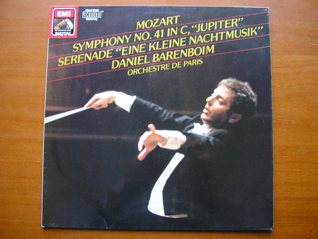 MOZART: SYMPHONY No. 41 'Jupiter' / EINE KLEINE NACHTMUSIK     BARENBOIM / ORCHESTRE DE PARIS     27 0016