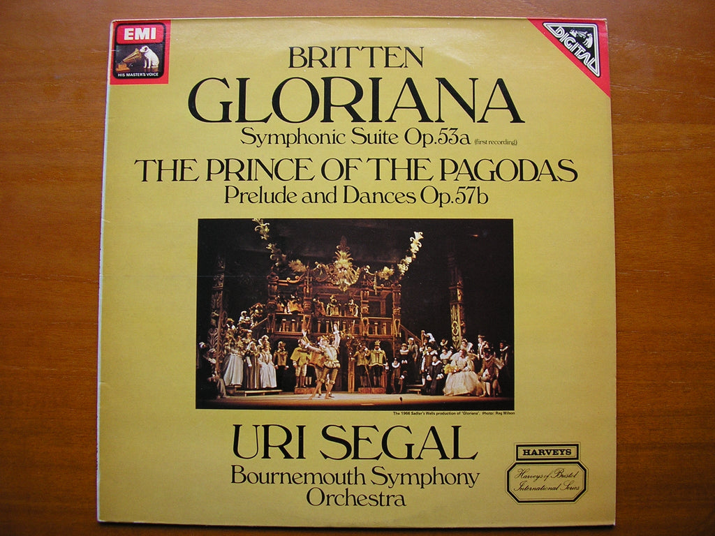 BRITTEN: GLORIANA Symphonic Suite / THE PRINCE OF THE PAGODAS Prelude & Dances    SEGAL / BOURNEMOUTH SYMPHONY   ASD 4073