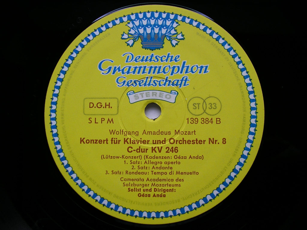 MOZART: THE PIANO CONCERTOS  GEZA ANDA / CAMERATA ACADEMICA DES SALZBURGER MOZARTEUMS   12 LP SET