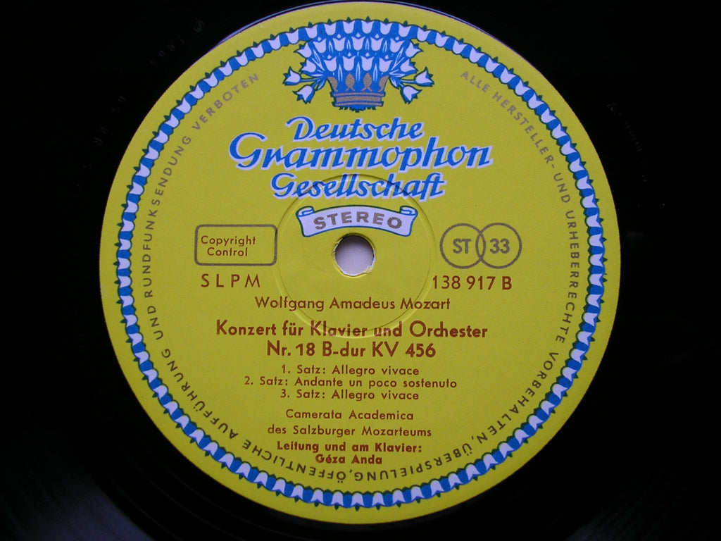MOZART: THE PIANO CONCERTOS  GEZA ANDA / CAMERATA ACADEMICA DES SALZBURGER MOZARTEUMS   12 LP SET