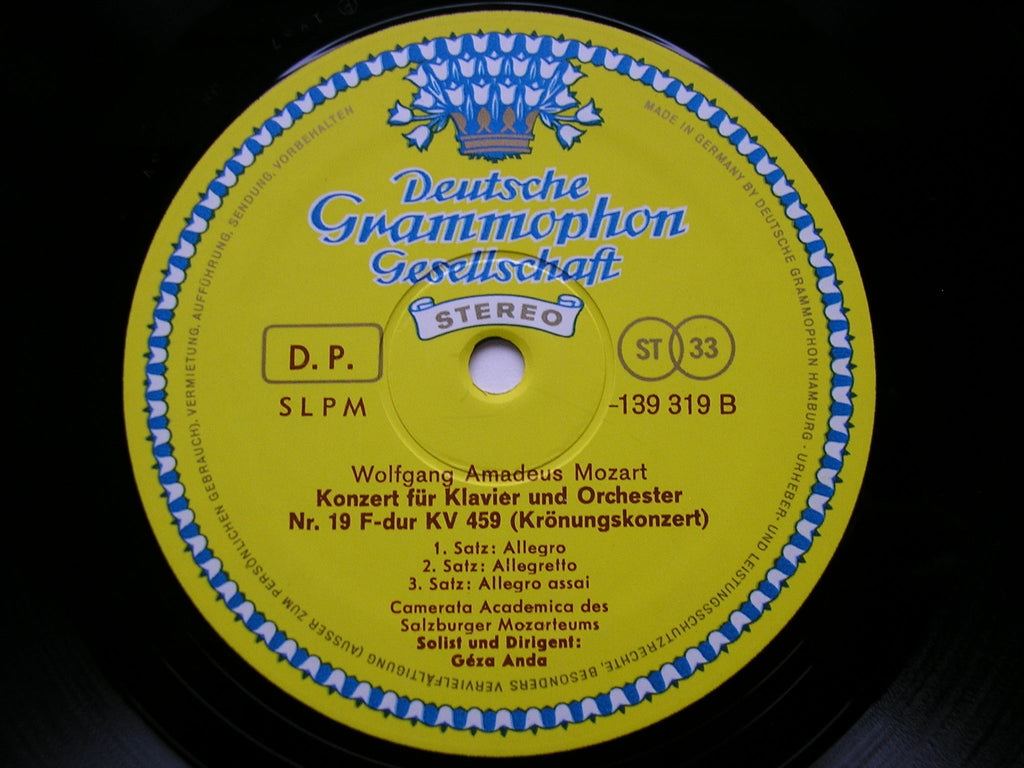 MOZART: THE PIANO CONCERTOS  GEZA ANDA / CAMERATA ACADEMICA DES SALZBURGER MOZARTEUMS   12 LP SET