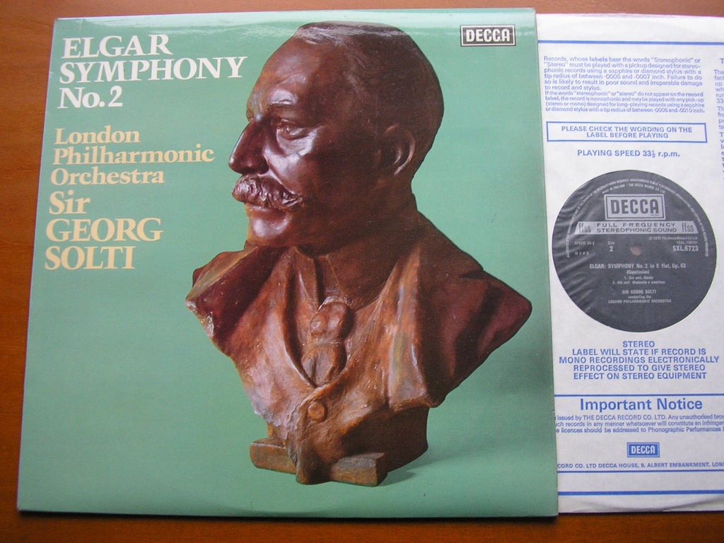 SXL 6723 ELGAR: SYMPHONY No. 2 SOLTI / LONDON PHILHARMONIC
