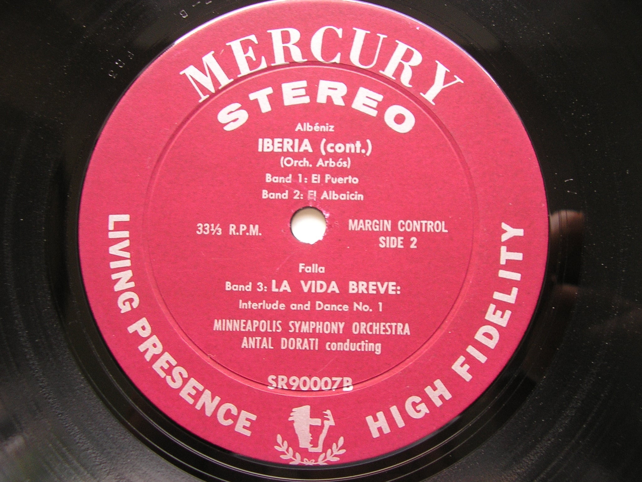 ALBENIZ: IBERIA / FALLA: LA VIDA BREVE Interlude & Dance      DORATI / MINNEAPOLIS SYMPHONY   SR90007
