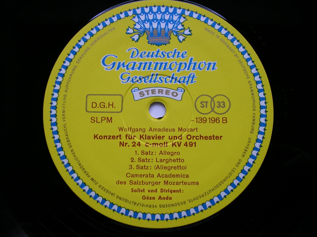 MOZART: THE PIANO CONCERTOS  GEZA ANDA / CAMERATA ACADEMICA DES SALZBURGER MOZARTEUMS   12 LP SET