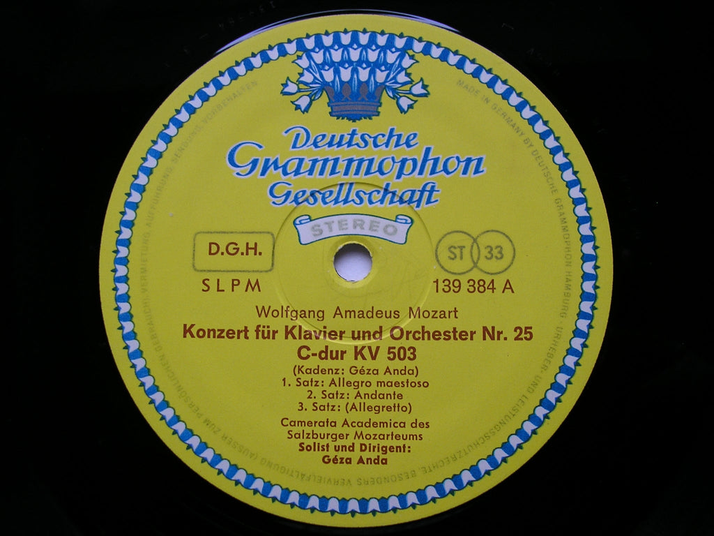 MOZART: THE PIANO CONCERTOS  GEZA ANDA / CAMERATA ACADEMICA DES SALZBURGER MOZARTEUMS   12 LP SET